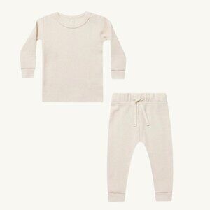 NWT - Quincy Mae waffled top + legging set, ORGANIC